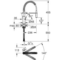 Смеситель Grohe Get 30361000 - Превью изображения №2 — Интернет-магазин Teono.by
