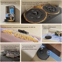 Робот-пылесос Dreame Robot Vacuum L50 Ultra CE RLL53SE (евровилка, черный) - Превью изображения №6 — Интернет-магазин Teono.by