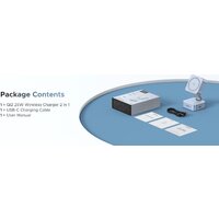 Беспроводное зарядное Ugreen MagFlow 2-in-1 W752 55960 (голубой) - Превью изображения №4 — Интернет-магазин Teono.by