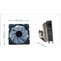 Кулер для процессора Gembird CPU-HURACAN-ARGB-X140 - Превью изображения №5 — Интернет-магазин Teono.by