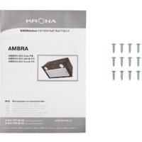 Кухонная вытяжка Krona Ambra 600 PB (нержавеющая сталь) - Превью изображения №10 — Интернет-магазин Teono.by