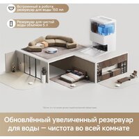 Робот-пылесос Trouver Robot Vacuum S70 Roller White RLZ12SE (евровилка, белый) - Превью изображения №14 — Интернет-магазин Teono.by