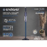 Пылесос Endever SkyClean VC-298 (темно-синий) - Превью изображения №10 — Интернет-магазин Teono.by