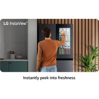Четырёхдверный холодильник LG DoorCooling+ InstaView GMG960EVJE - Превью изображения №9 — Интернет-магазин Teono.by