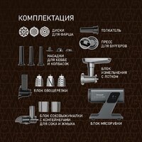 Мясорубка Weissgauff WMG 880 SG Ultimate Pro - Превью изображения №11 — Интернет-магазин Teono.by
