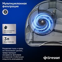 Пылесос Gressel GVC-6202 - Превью изображения №5 — Интернет-магазин Teono.by