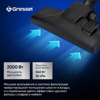 Пылесос Gressel GVC-6202 - Превью изображения №6 — Интернет-магазин Teono.by