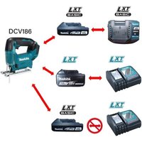 Электролобзик Makita DJV186Z (без АКБ) - Превью изображения №5 — Интернет-магазин Teono.by
