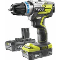Ударная дрель-шуруповерт Ryobi R18PDBL-220S 5133003436 (с 2-мя АКБ, сумка) - Превью изображения №2 — Интернет-магазин Teono.by