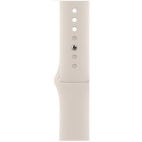 Apple Watch SE 2 44 мм (алюминиевый корпус, звездный свет/звездный свет, спортивный силиконовый ремешок S/M) Image #3