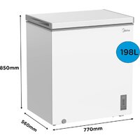 Морозильный ларь Midea MDRC284FZE01 - Превью изображения №4 — Интернет-магазин Teono.by