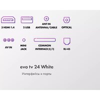 Телевизор Evo TV 24 White TD0051748RU - Превью изображения №5 — Интернет-магазин Teono.by