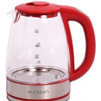 Электрический чайник Oursson EK1744GD/RD - Превью изображения №2 — Интернет-магазин Teono.by