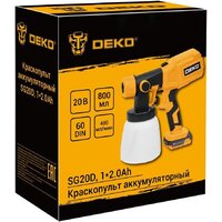Краскораспылитель Deko SG20D 081-1072 (с 1-им АКБ) - Превью изображения №5 — Интернет-магазин Teono.by