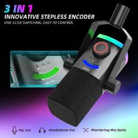 Проводной микрофон FIFINE AM8PROTW (белый) - Превью изображения №4 — Интернет-магазин Teono.by