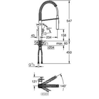 Смеситель Grohe Eurocube [31395DC0] - Превью изображения №2 — Интернет-магазин Teono.by