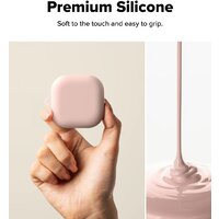 Чехол Ringke Silicone для Galaxy Buds 4/4 Pro Pink Sand - Превью изображения №3 — Интернет-магазин Teono.by