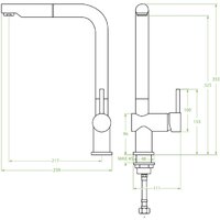 Смеситель Laveo Luna BLZ 069D - Превью изображения №2 — Интернет-магазин Teono.by