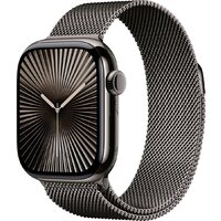 Apple Watch Series 10 LTE 46 мм (титановый корпус, сланец/сланец, миланская петля M/L)