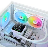 Система жидкостного охлаждения для процессора Thermaltake TH240-S V3 ARGB Sync Snow Edition CL-W471-PL12SW-A - Превью изображения №5 — Интернет-магазин Teono.by