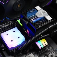 Система жидкостного охлаждения для процессора Thermalright Hyper Vision 360 UB ARGB (черный) - Превью изображения №8 — Интернет-магазин Teono.by
