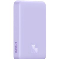 Внешний аккумулятор Baseus Magnetic Mini Air Wireless Fast Charge Power Bank 20W 10000mAh (сиреневый) - Превью изображения №4 — Интернет-магазин Teono.by