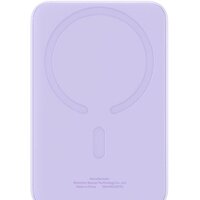 Внешний аккумулятор Baseus Magnetic Mini Air Wireless Fast Charge Power Bank 20W 10000mAh (сиреневый) - Превью изображения №2 — Интернет-магазин Teono.by