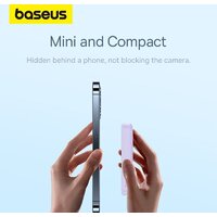 Внешний аккумулятор Baseus Magnetic Mini Air Wireless Fast Charge Power Bank 20W 10000mAh (сиреневый) - Превью изображения №9 — Интернет-магазин Teono.by