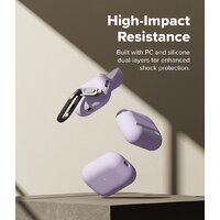 Чехол Ringke Silicone для Airpods Pro 3 Light Purple - Превью изображения №4 — Интернет-магазин Teono.by