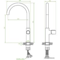 Смеситель Laveo Pretto BAO 768D - Превью изображения №2 — Интернет-магазин Teono.by