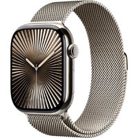 Apple Watch Series 10 LTE 46 мм (титановый корпус, титановый/титановый, миланская петля M/L)