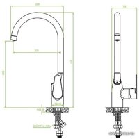 Смеситель Laveo Claro BAK 798D - Превью изображения №2 — Интернет-магазин Teono.by