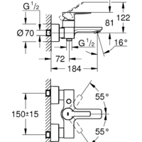 Grohe Lineare 33849DC1 (суперсталь) Image #2