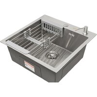 ARFEKA Eco AR мойка 450*500, коландер, дозатор Satin