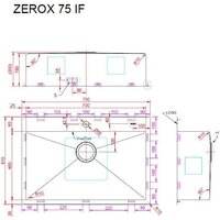 Кухонная мойка ZorG Zerox 75 IF PVD Gunblack - Превью изображения №4 — Интернет-магазин Teono.by